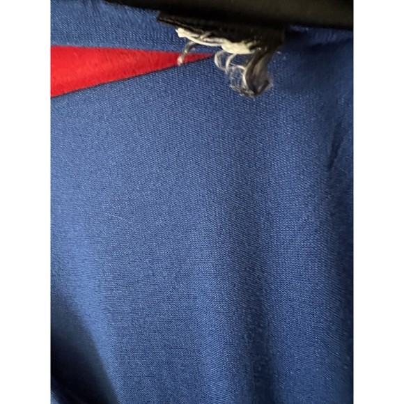 Lane Bryant Sleeveless Stretch Dress V Neck Blue Shimmer size 14/16 - Picture 8 of 11